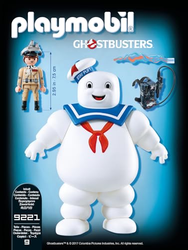 Playmobil Ghostbusters Stay Puft Marshmallow Man – Movable Arms Figure & Ecto-Goggles