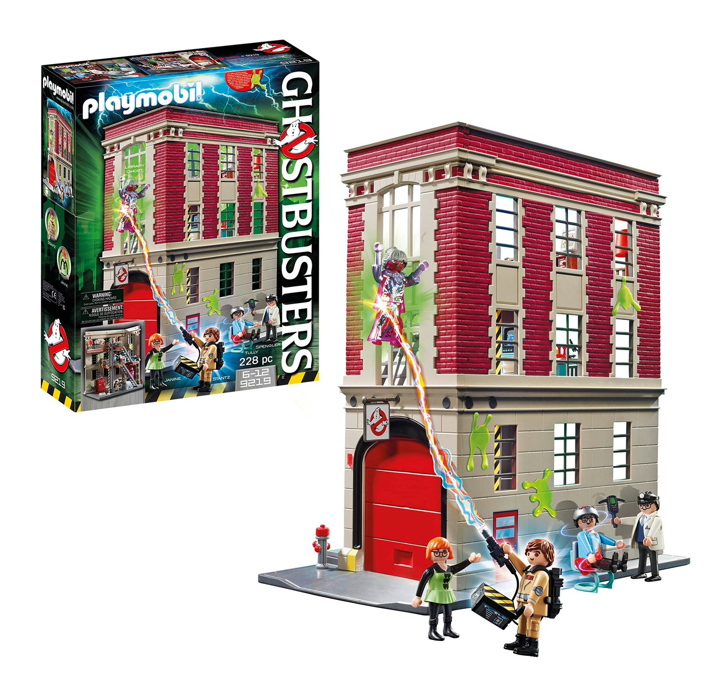 Playmobil Ghostbusters Firehouse – Authentic Ghost-Hunting Playset for Ages 6+
