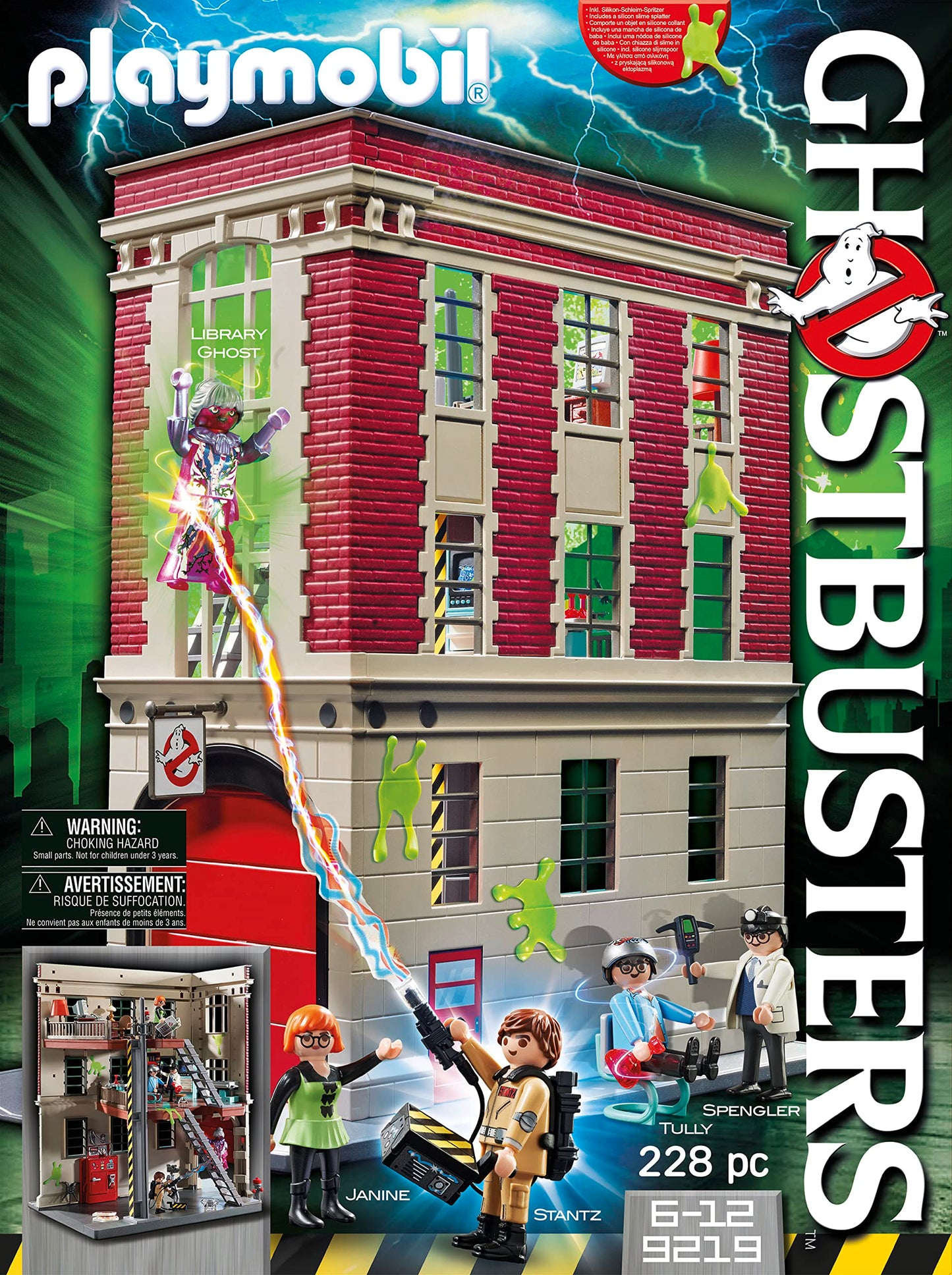 Playmobil Ghostbusters Firehouse – Authentic Ghost-Hunting Playset for Ages 6+