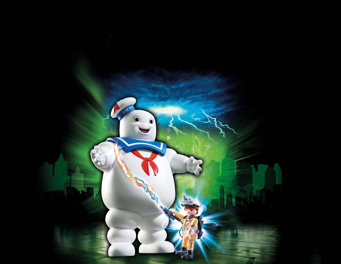 Playmobil Ghostbusters Stay Puft Marshmallow Man – Movable Arms Figure & Ecto-Goggles