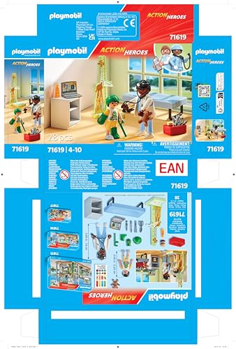 Playmobil Pediatrician with Teddy Bear | Doctor Play Set for Kids 4-10