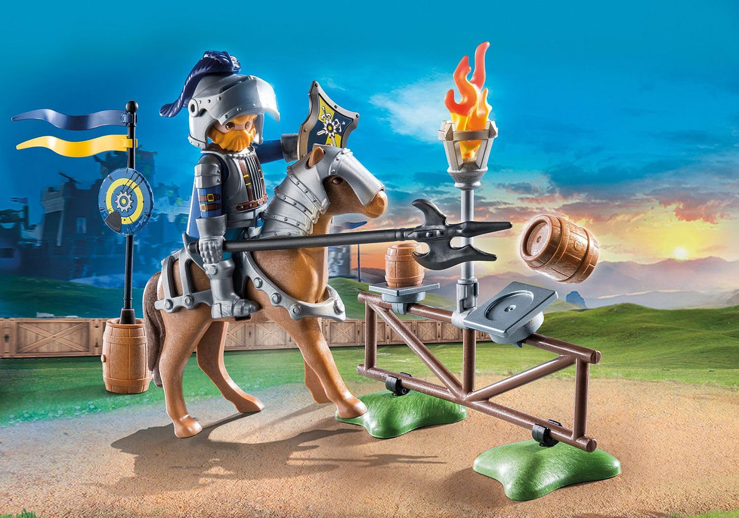 Playmobil Medieval Jousting Area (71297) – Imaginative Knight Playset