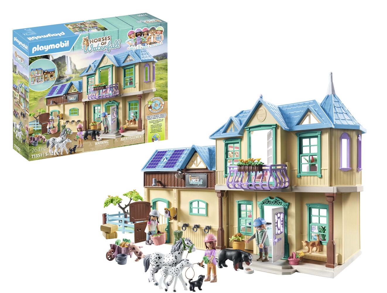 Playmobil Horses of Waterfall - Waterfall Ranch Playset