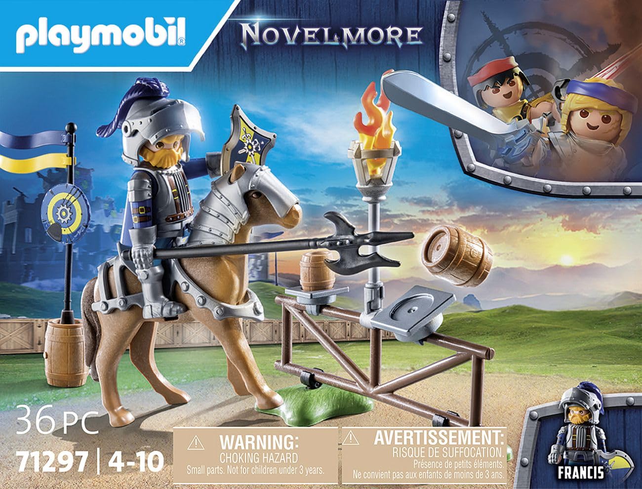 Playmobil Medieval Jousting Area (71297) – Imaginative Knight Playset