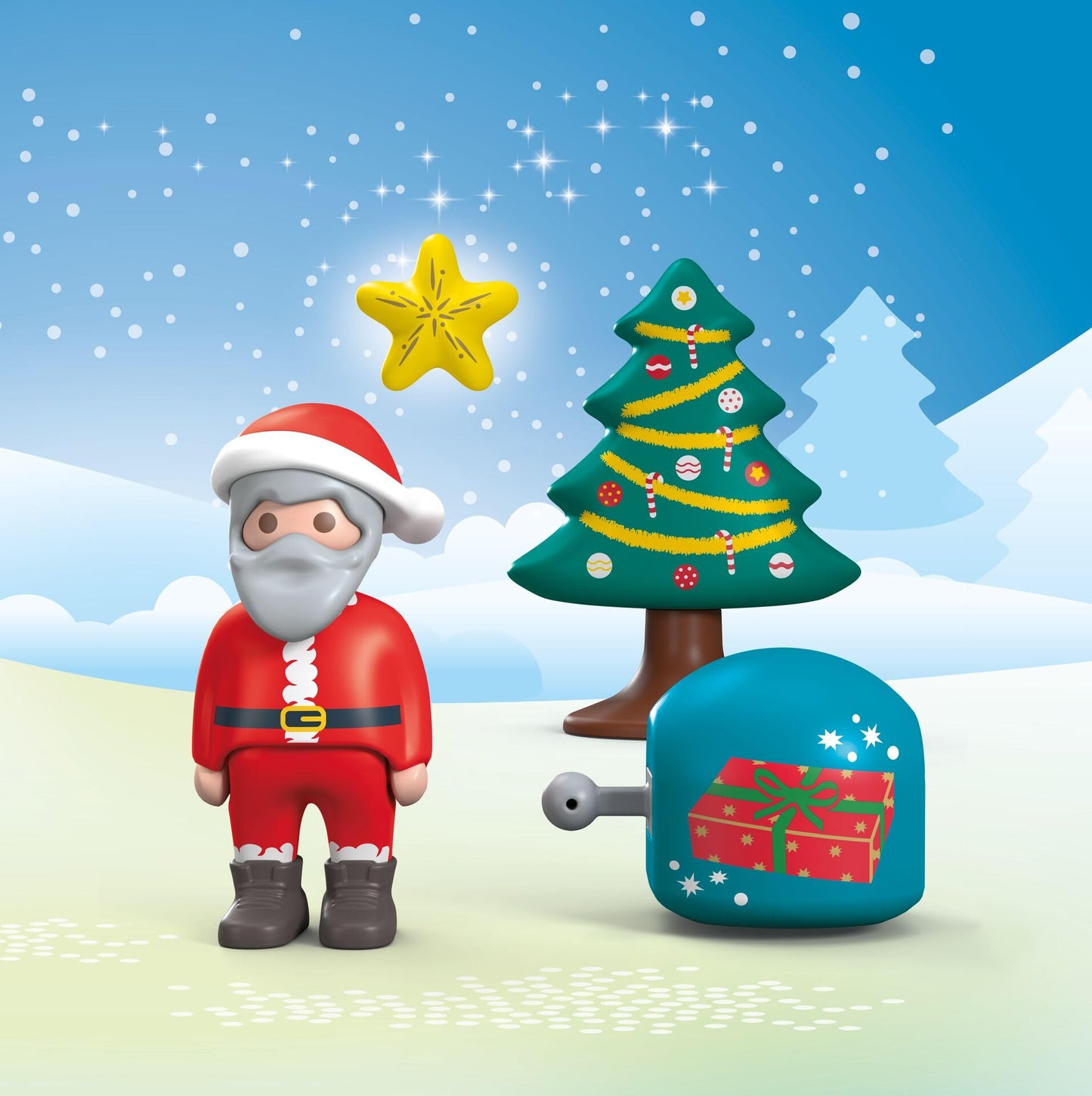 Playmobil Junior Advent Calendar Snowy Christmas | 26-Piece Toddler-Friendly Set