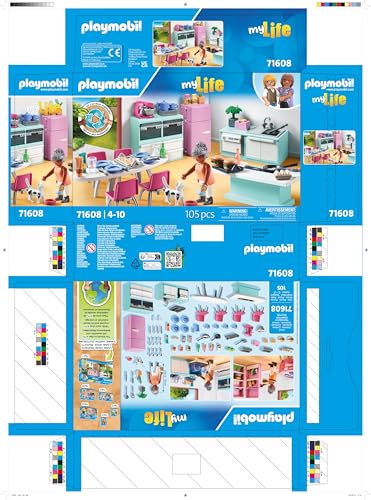 Playmobil Kitchen with Dining Table – Imaginative Family Playset