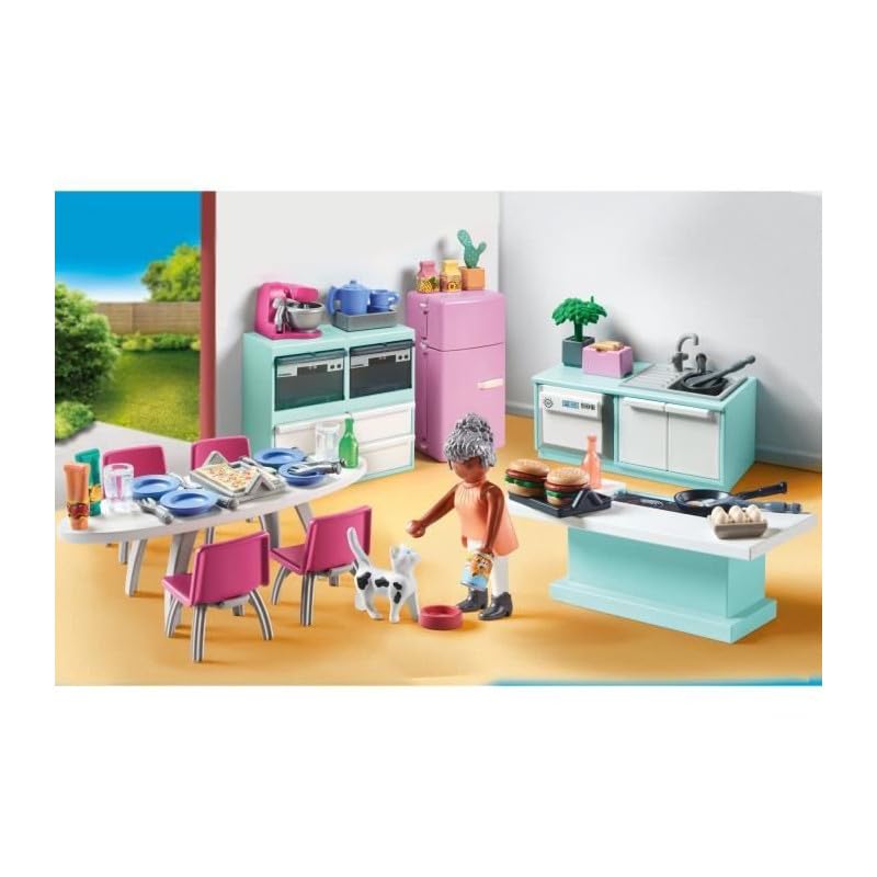 Playmobil Kitchen with Dining Table – Imaginative Family Playset