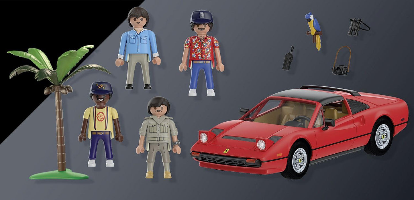 Playmobil Magnum P.I. Ferrari 308GT – Detailed 80s Crime Hero Car