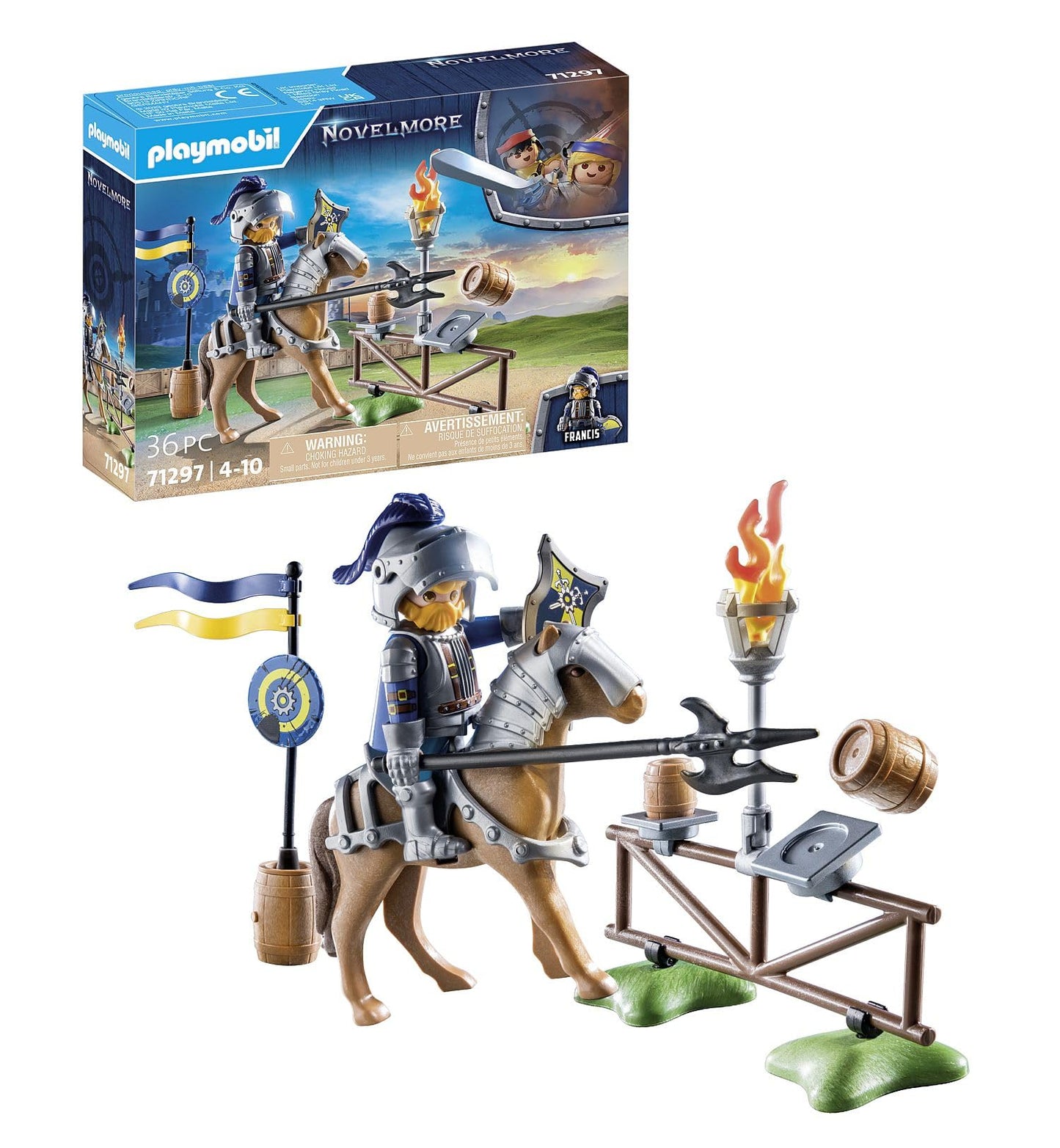 Playmobil Medieval Jousting Area (71297) – Imaginative Knight Playset