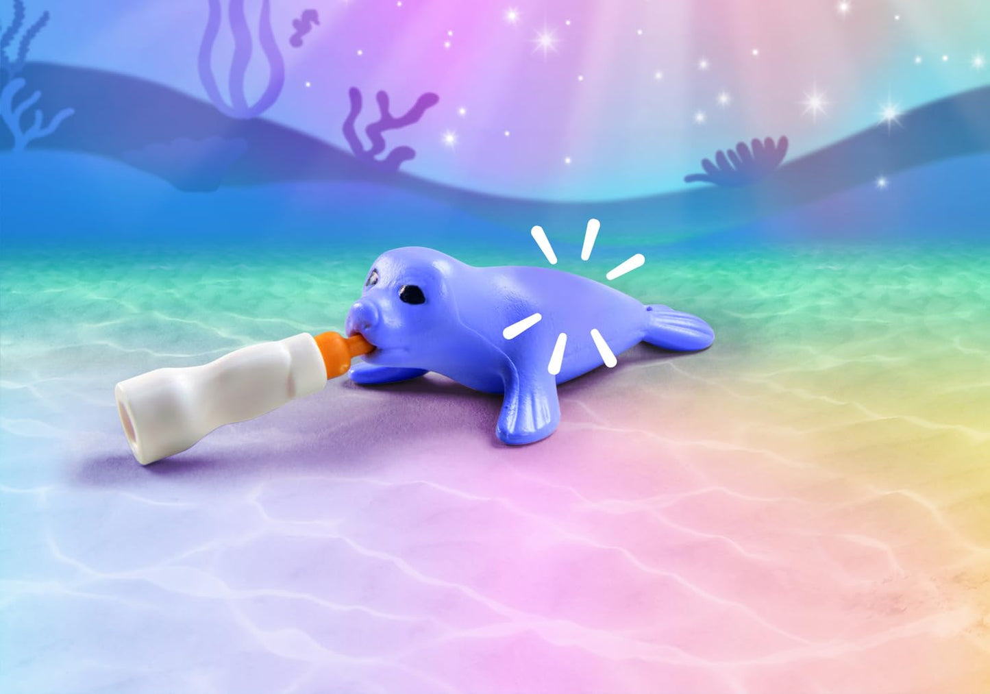 Playmobil Mermaid Animal Care | Underwater World Playset for Kids 4-10