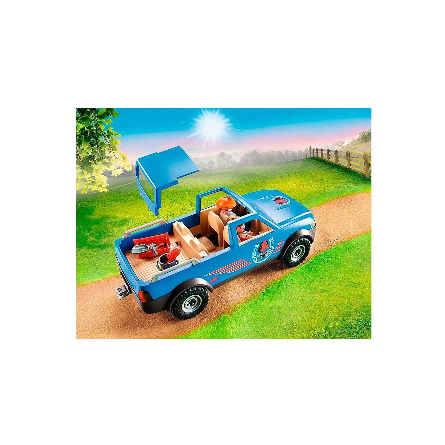 Playmobil Mobile Farrier – Portable Horse Forge Truck for Kids