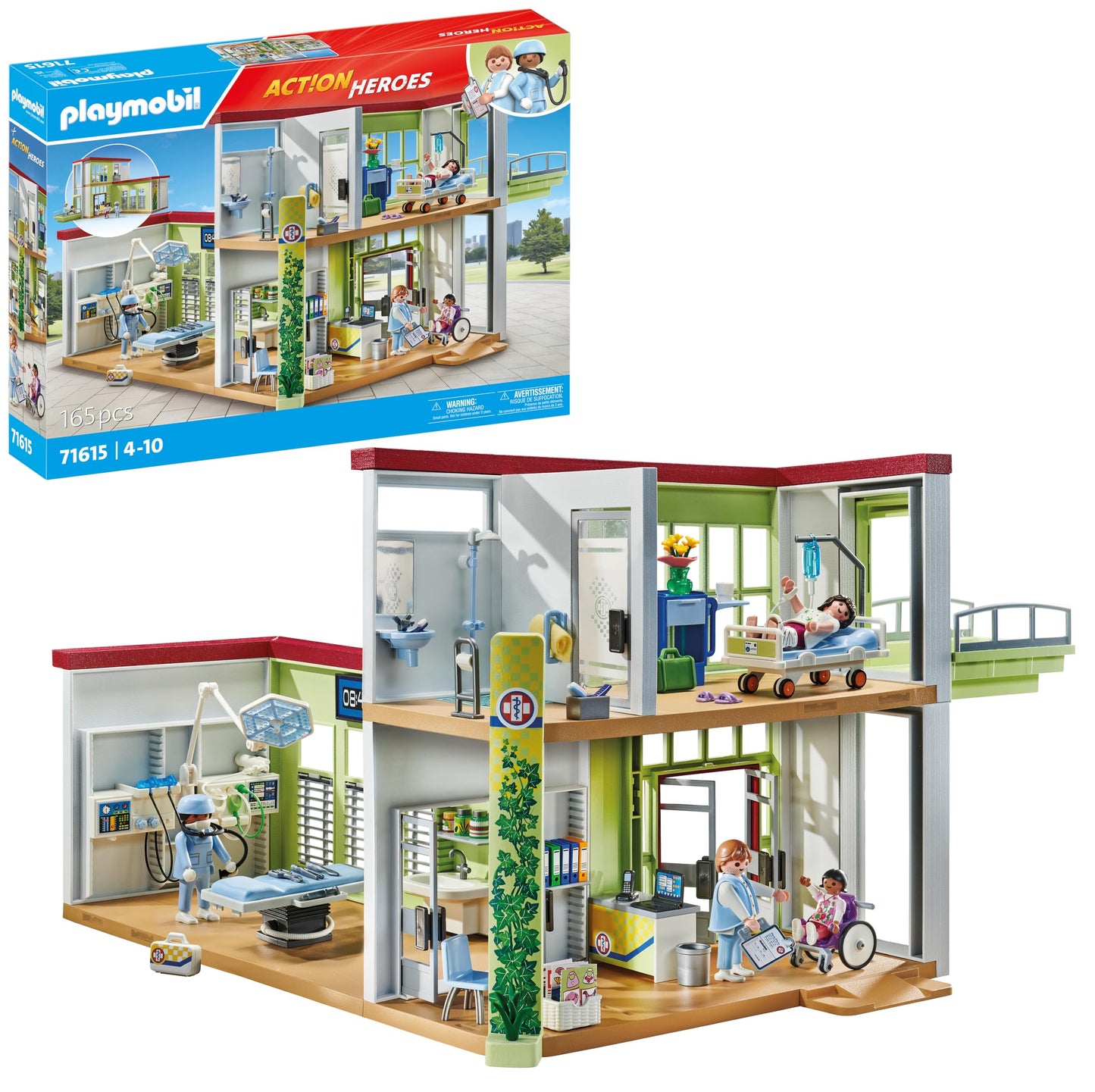 Playmobil Modern Hospital – Imaginative Caregiving Playset for Kids 4-10