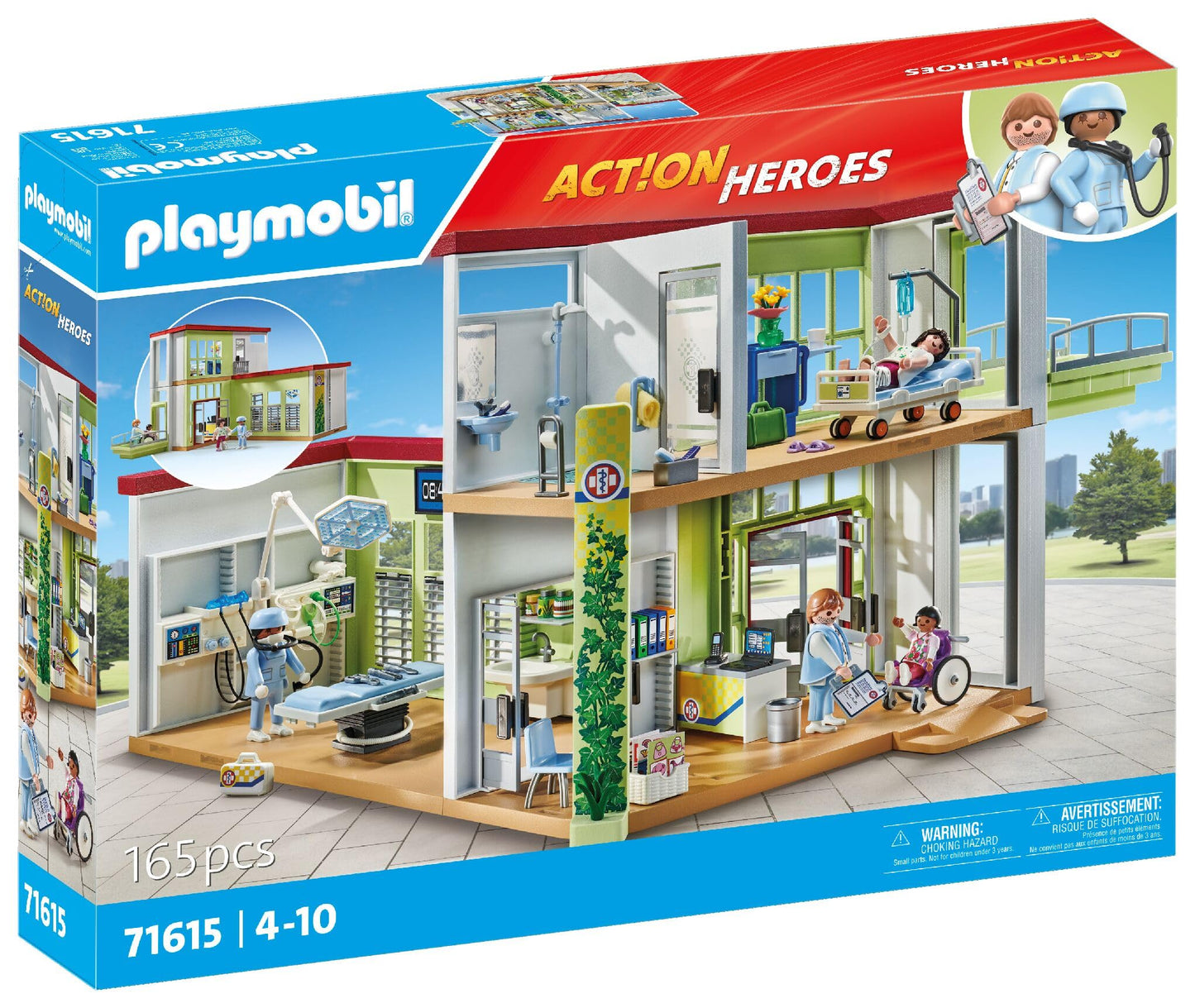 Playmobil Modern Hospital – Imaginative Caregiving Playset for Kids 4-10