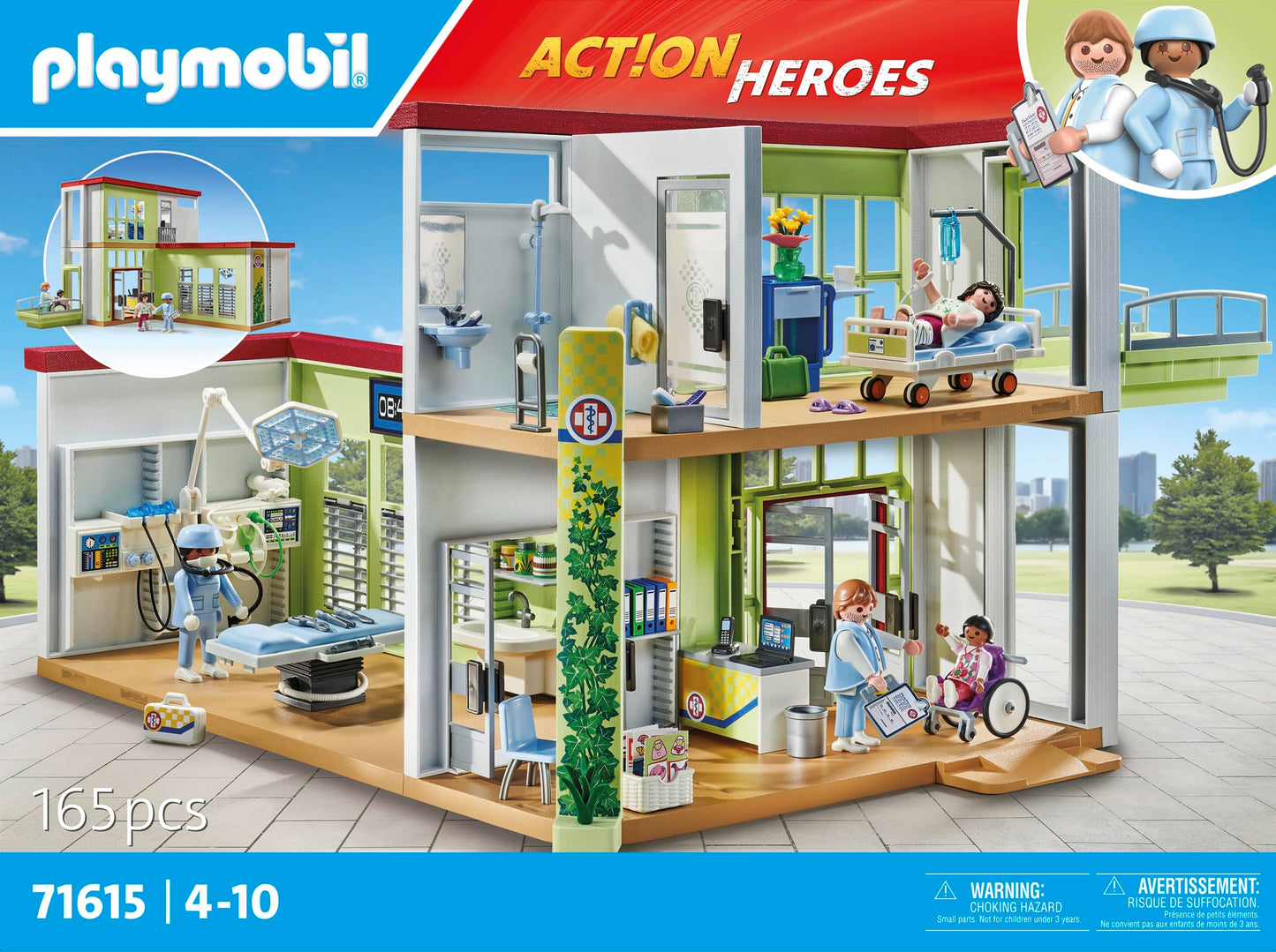 Playmobil Modern Hospital – Imaginative Caregiving Playset for Kids 4-10