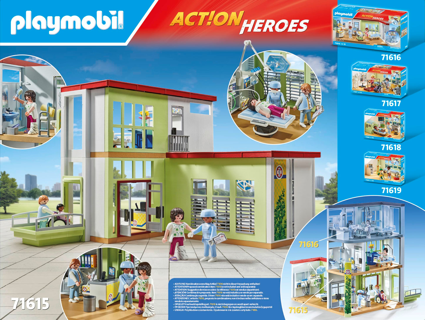 Playmobil Modern Hospital – Imaginative Caregiving Playset for Kids 4-10