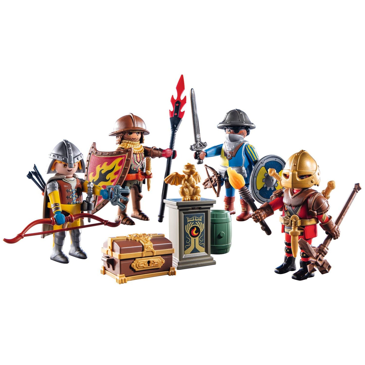 Playmobil My Figures: Knights of Novelmore – 4 Figures, 41 Accessories, 1,000+ Combinations
