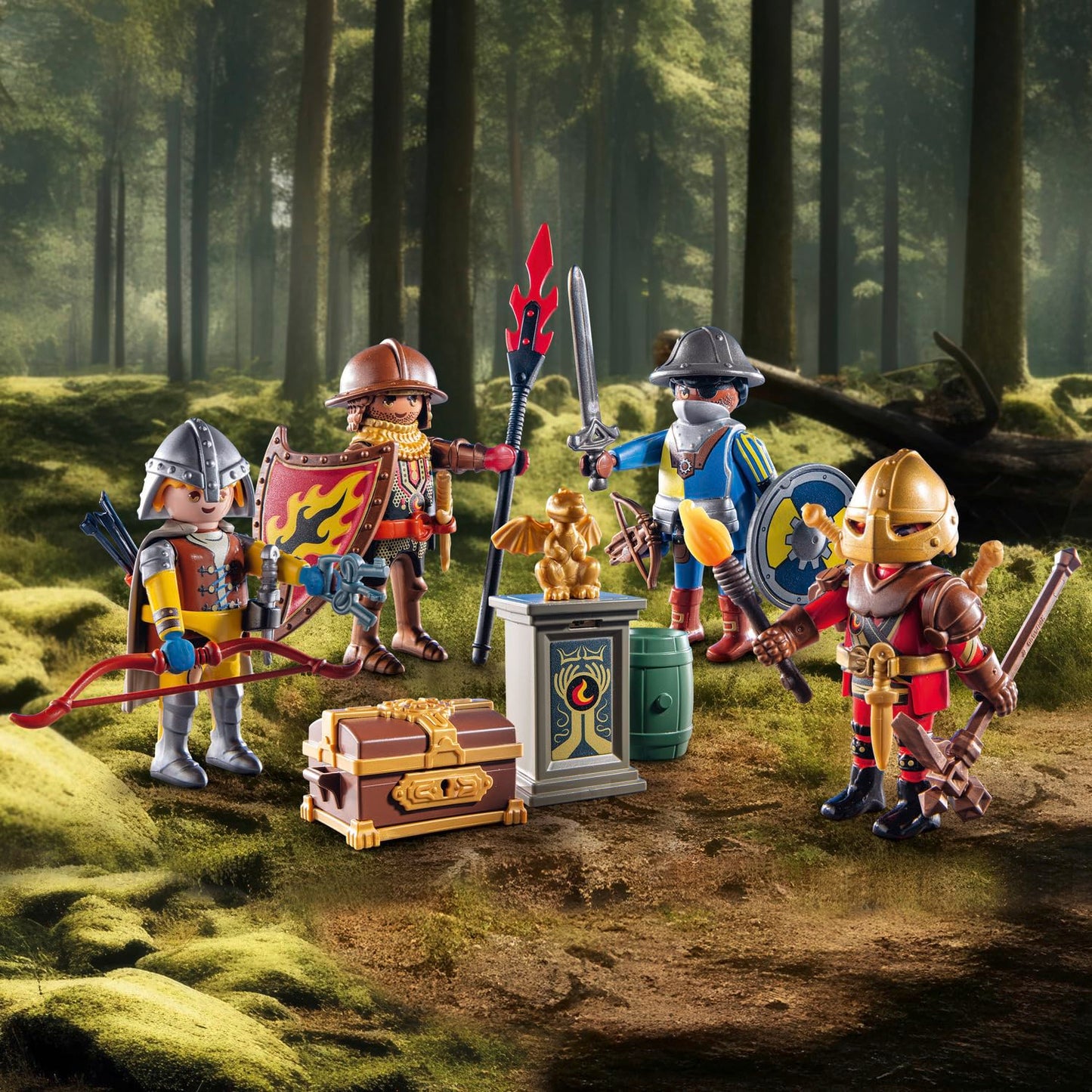 Playmobil My Figures: Knights of Novelmore – 4 Figures, 41 Accessories, 1,000+ Combinations