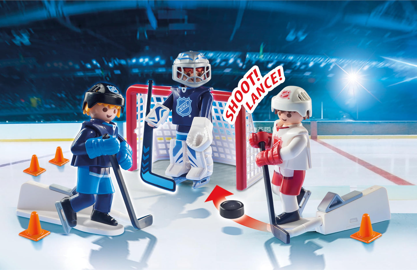 Playmobil NHL Shootout Carry Case – Portable Hockey Playset for Kids 5+
