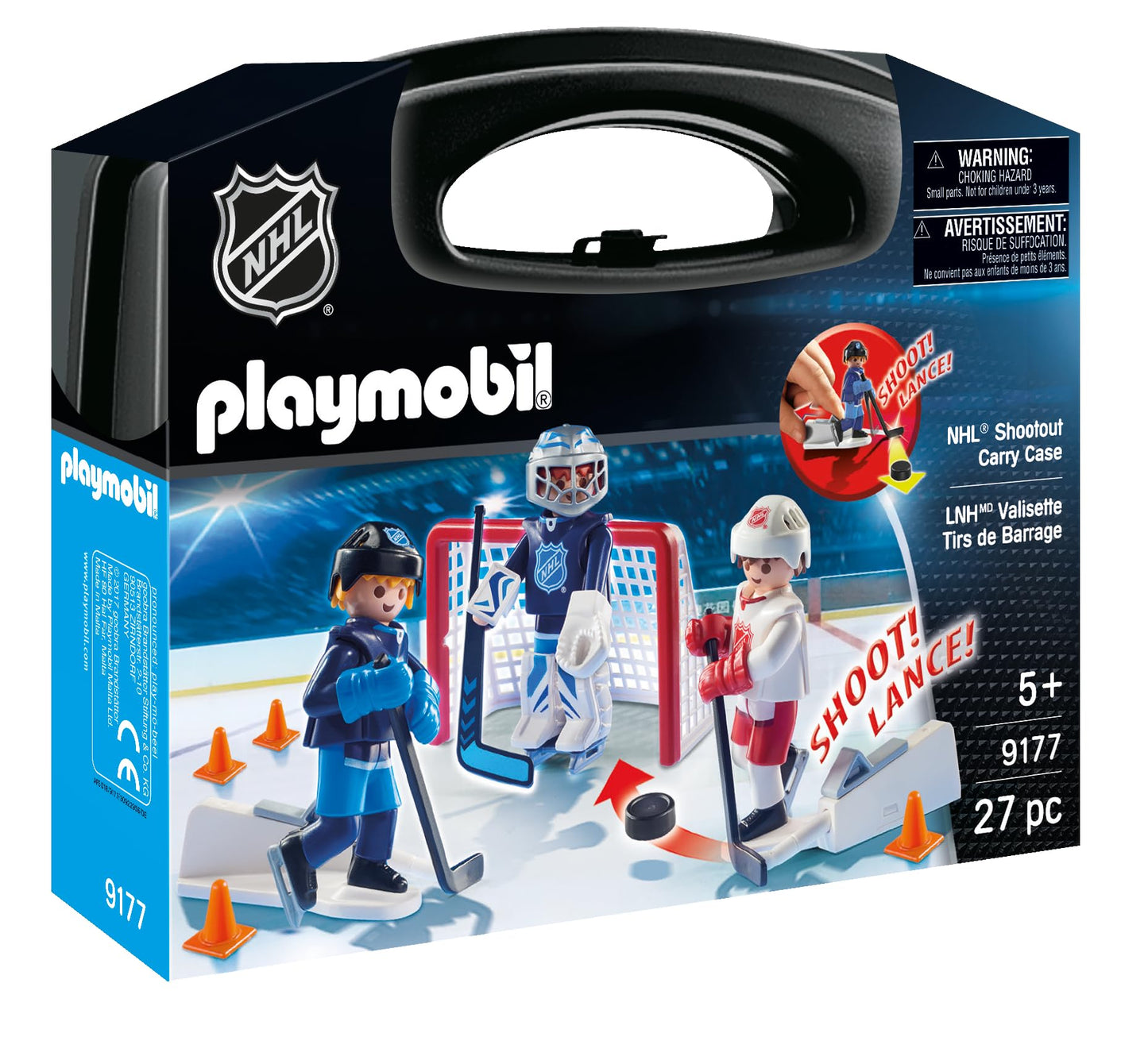 Playmobil NHL Shootout Carry Case – Portable Hockey Playset for Kids 5+
