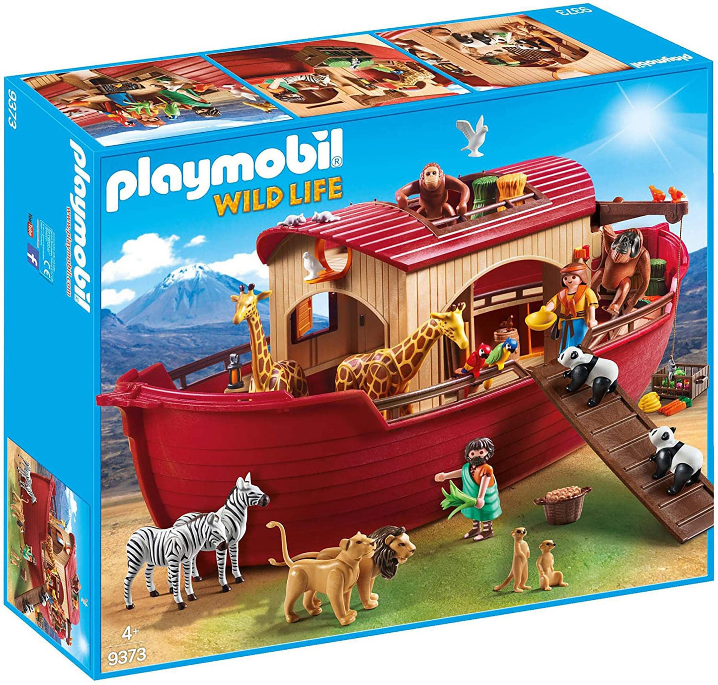 Playmobil Noah's Ark Amazon Exclusive | Open-Layout Animal Playset