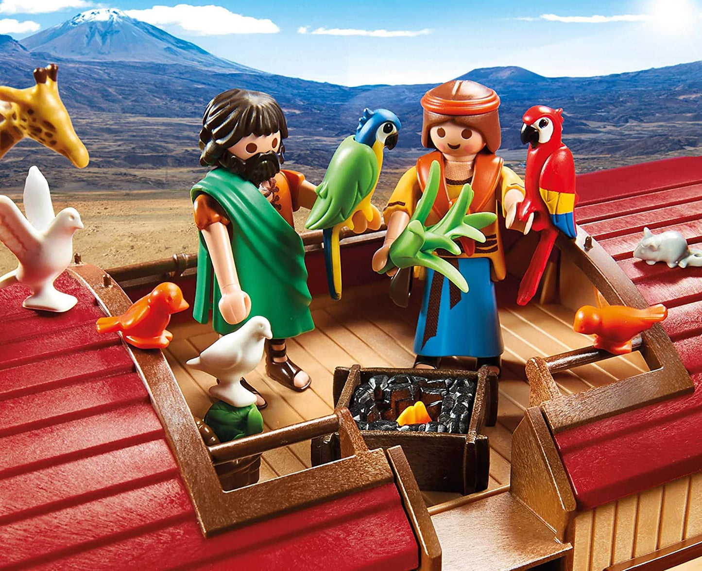 Playmobil Noah's Ark Amazon Exclusive | Open-Layout Animal Playset