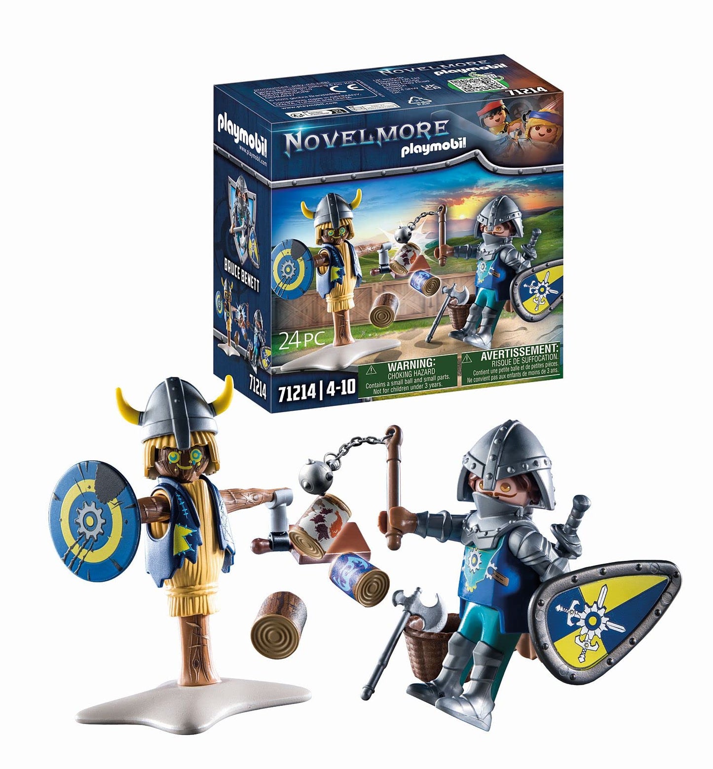 Playmobil Novelmore Combat Training — Knight Practice Set with Dummy, Shield & Swords