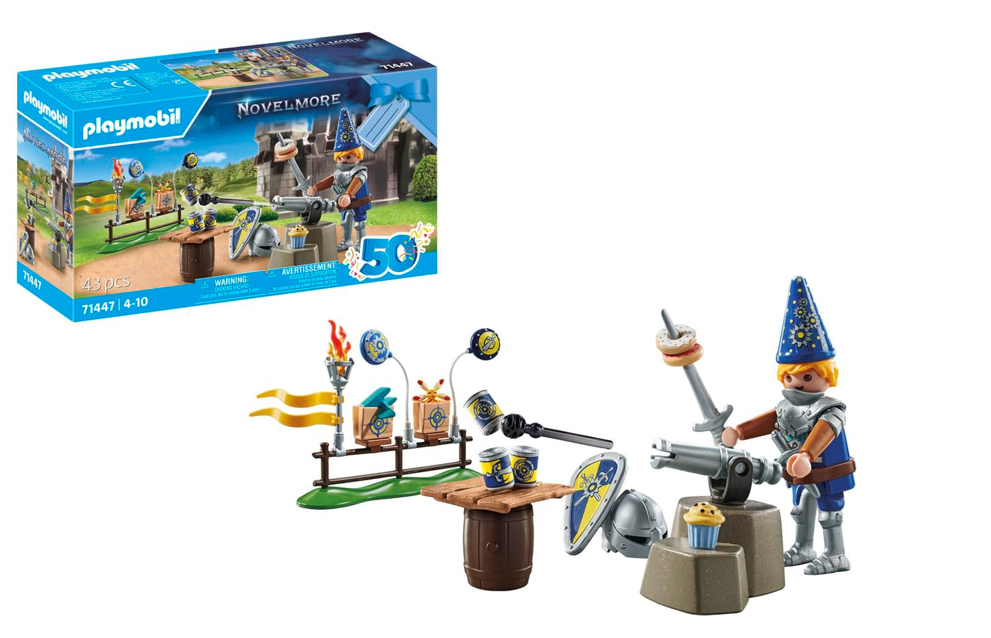 Playmobil Novelmore Knight's Birthday Gift Set – 43 Pieces for Ages 4–10
