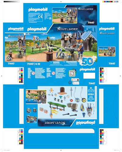 Playmobil Novelmore Knight's Birthday Gift Set – 43 Pieces for Ages 4–10