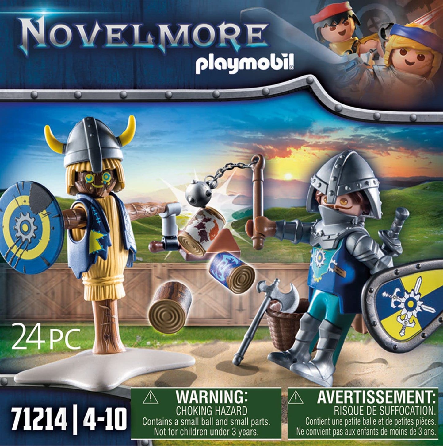 Playmobil Novelmore Combat Training — Knight Practice Set with Dummy, Shield & Swords