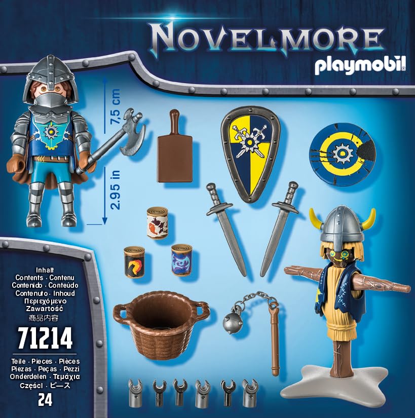 Playmobil Novelmore Combat Training — Knight Practice Set with Dummy, Shield & Swords