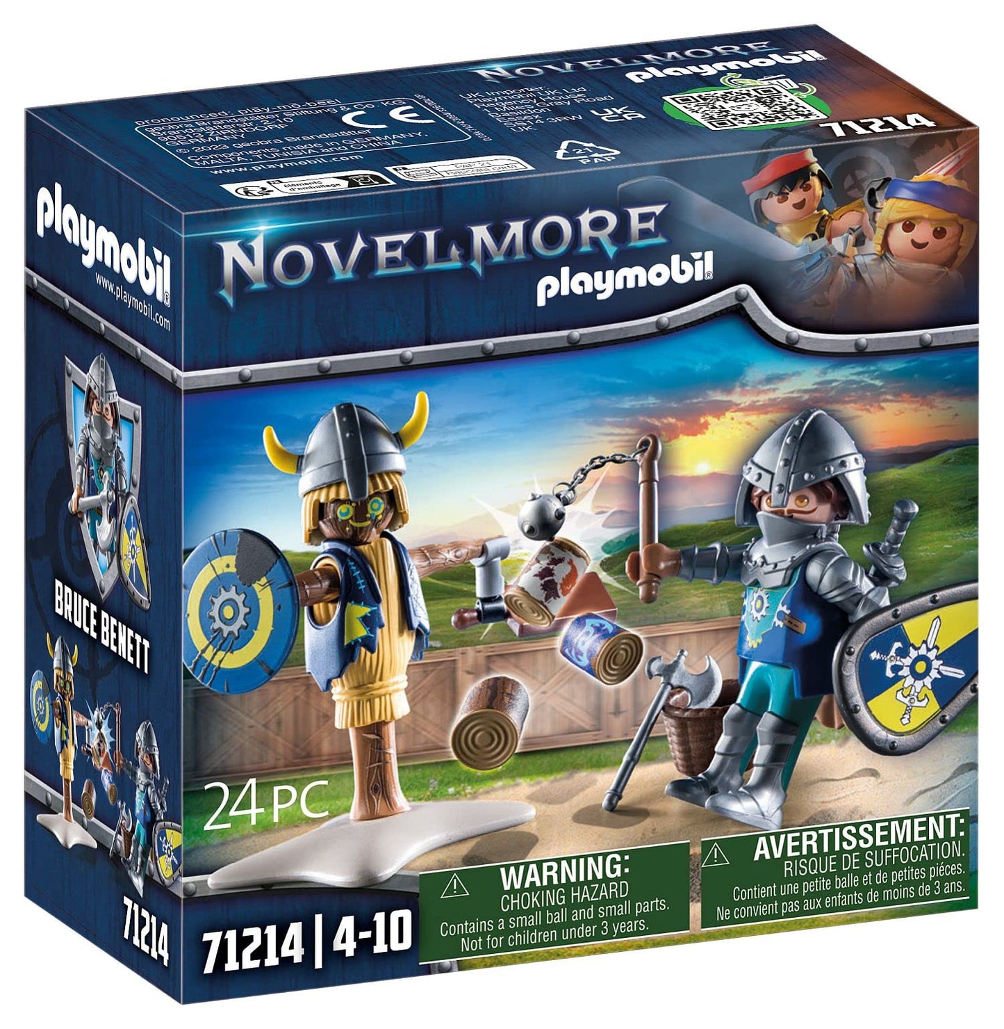 Playmobil Novelmore Combat Training — Knight Practice Set with Dummy, Shield & Swords