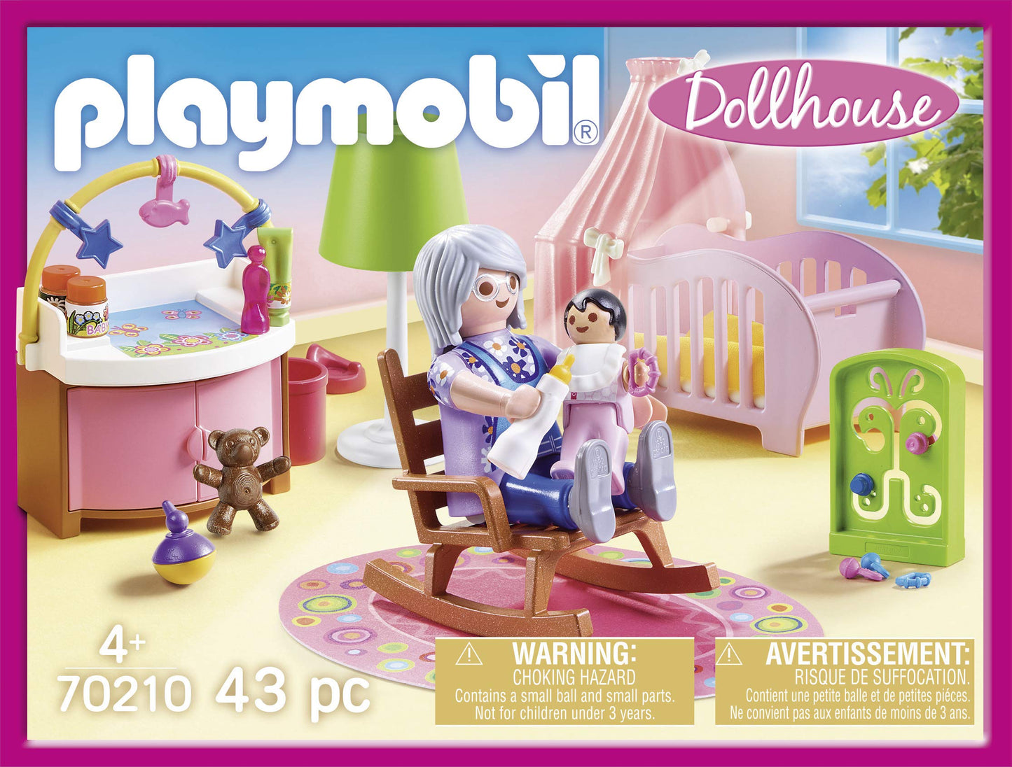 Playmobil Nursery Furniture Pack | Pretend Play Set with Crib, Changing Table & Accessories (Ages 4+)