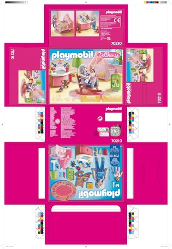 Playmobil Nursery Furniture Pack | Pretend Play Set with Crib, Changing Table & Accessories (Ages 4+)