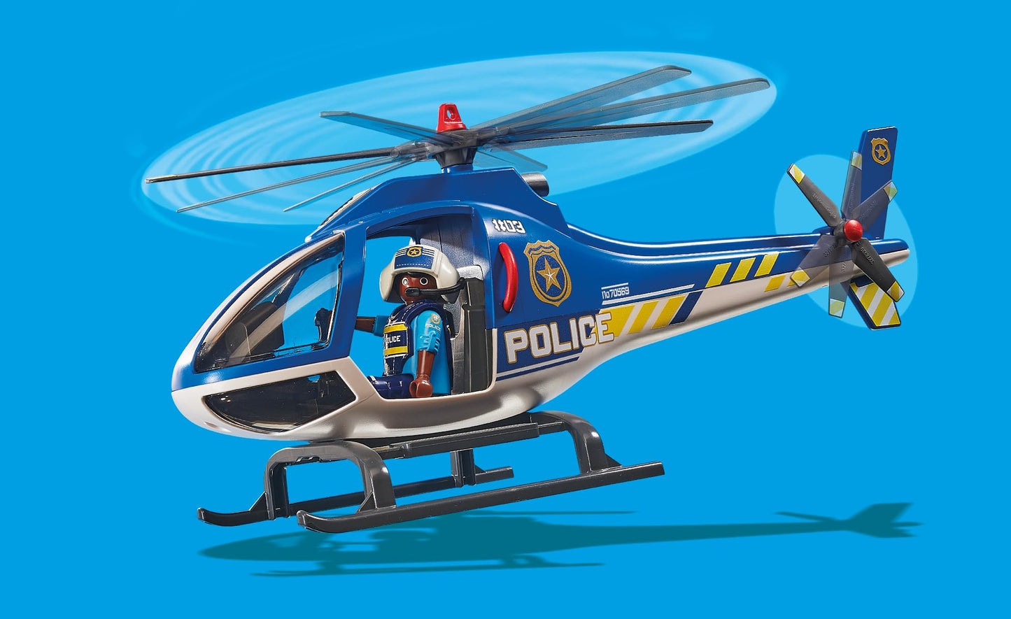 Playmobil Police Parachute Search Set | Air Patrol Toy for Ages 4-10