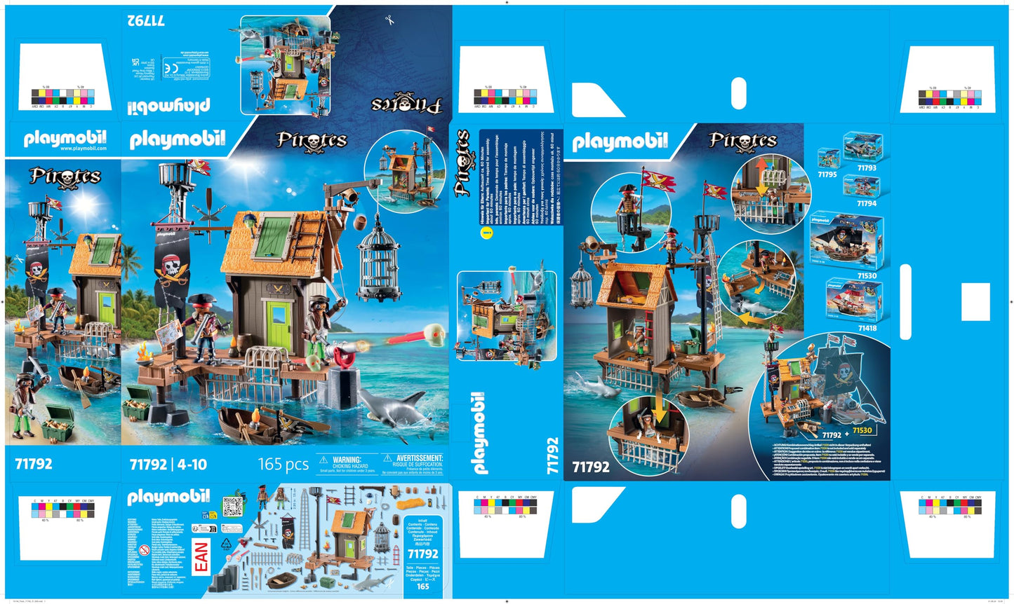 Playmobil Pirate Harbor | Immersive Pirate Playset for Ages 4-10