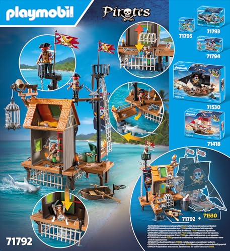 Playmobil Pirate Harbor | Immersive Pirate Playset for Ages 4-10