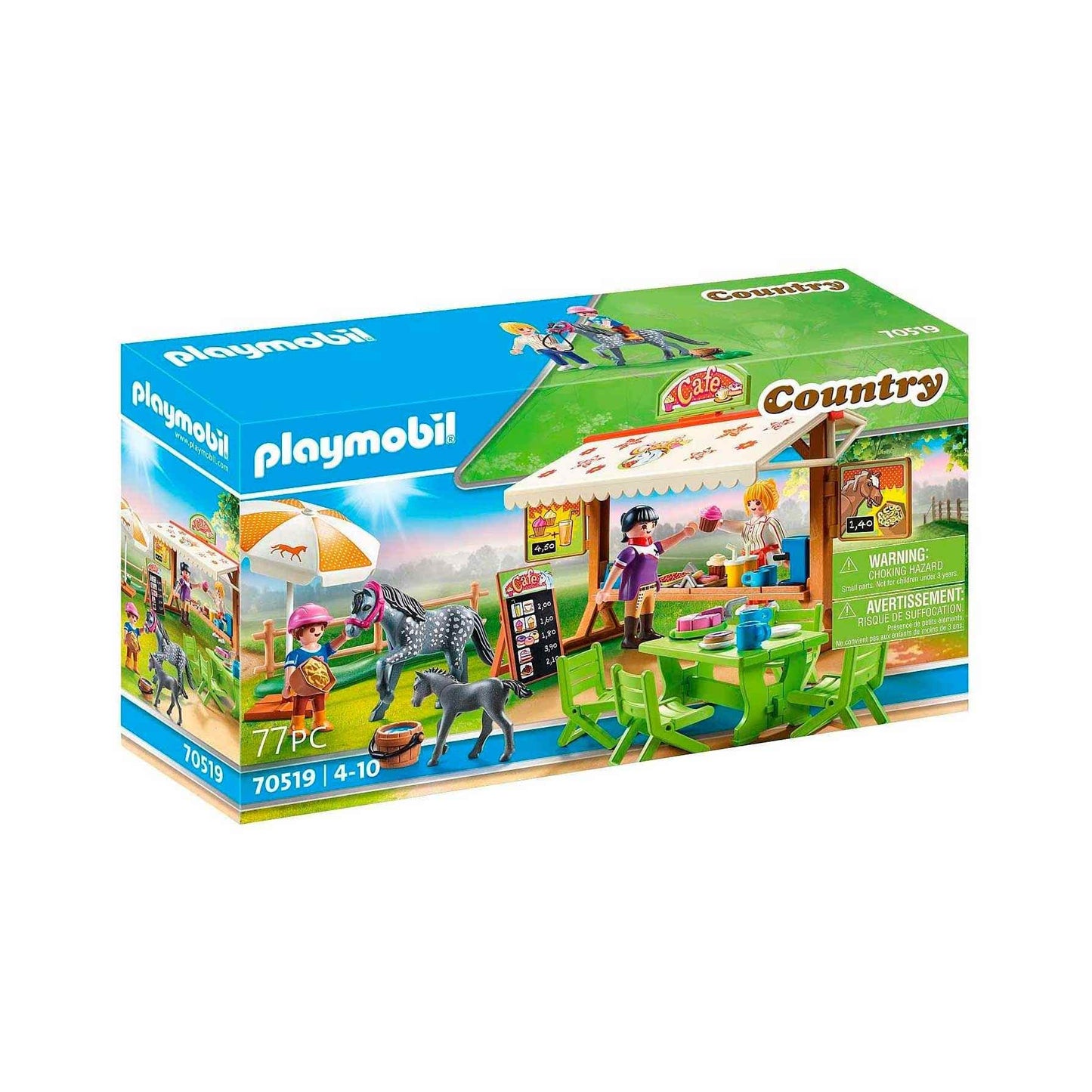 Playmobil Pony Café Toy | Pony Farm World Café Playset