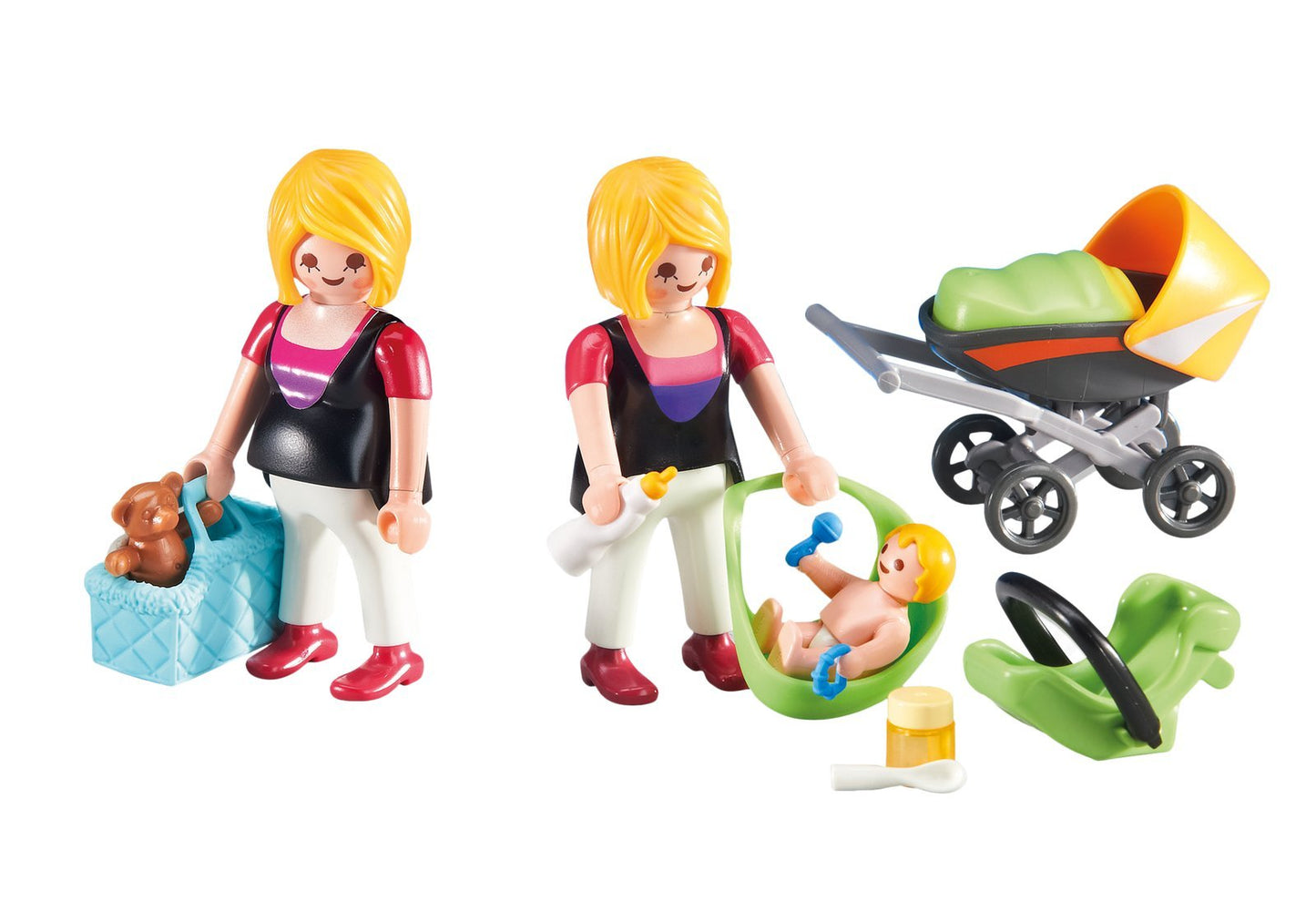 Playmobil Add-On Series 6447: Pregnant Mother with Baby Figure