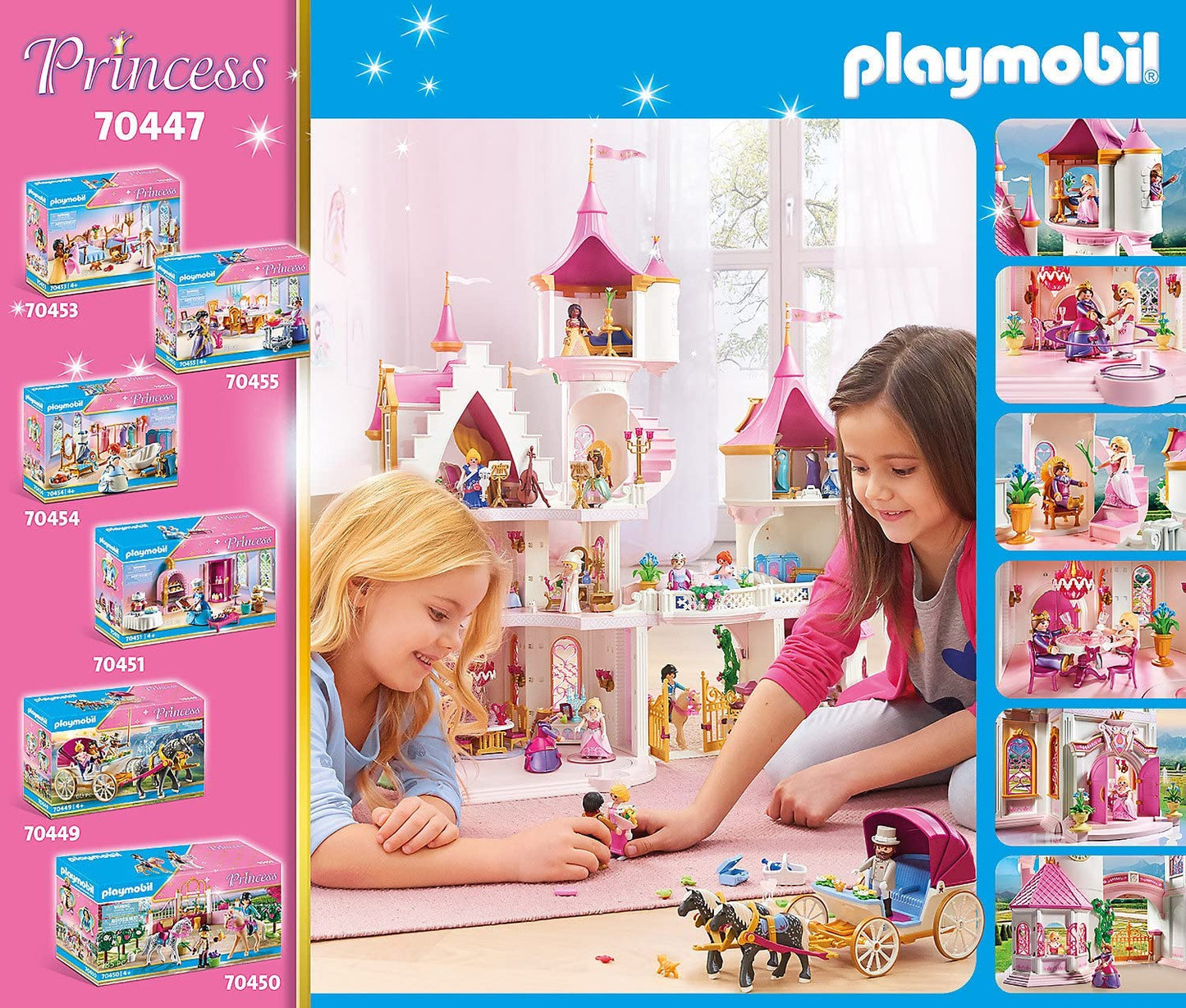 Playmobil Large Princess Castle – Four-Story Royal Playset with Dance Floor & Accessories