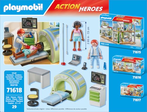 Playmobil MRI with Child | Realistic Hospital Play Set for Ages 4-10