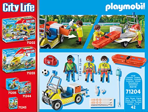 Playmobil Rescue Cart – Emergency Medical Rescue Playset (Ages 4-10)
