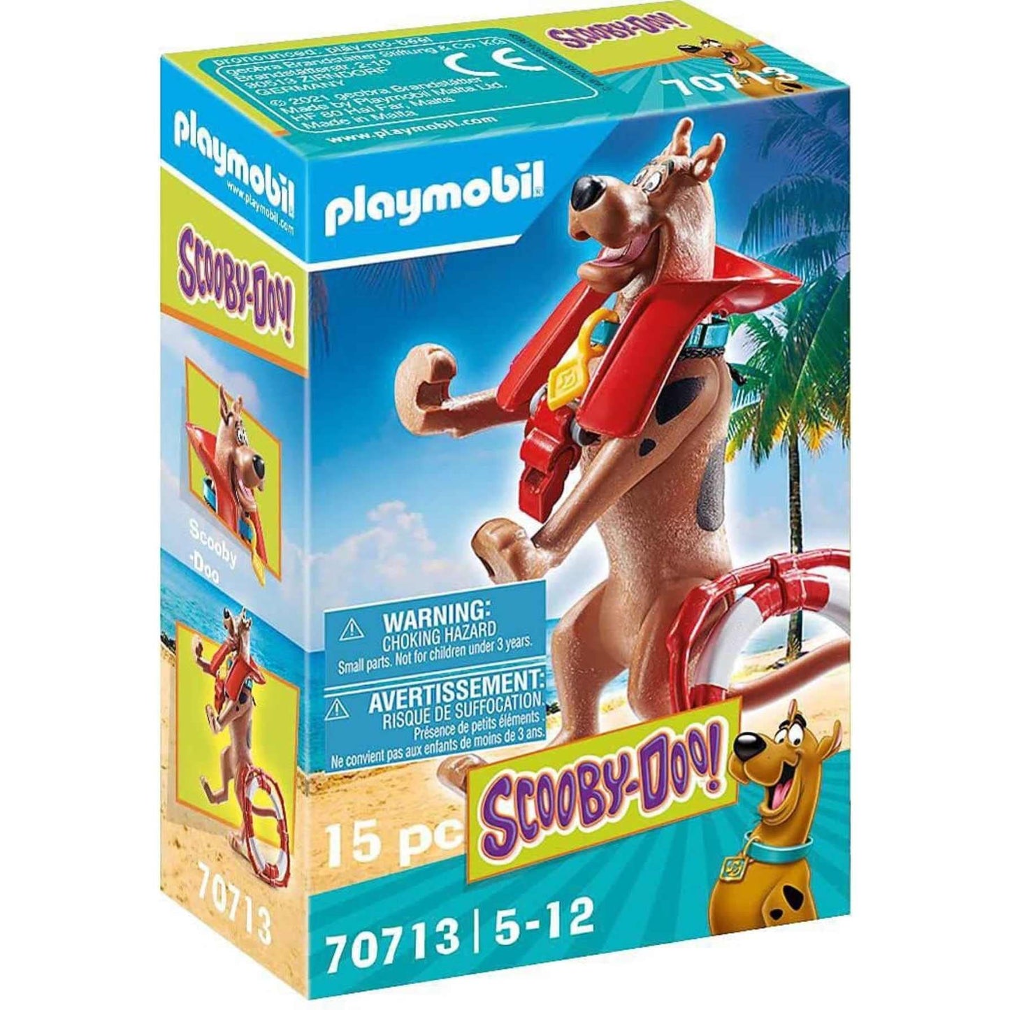 Playmobil Scooby-Doo! Collectible Lifeguard Figure – Beach Rescue Playset for Ages 5–12