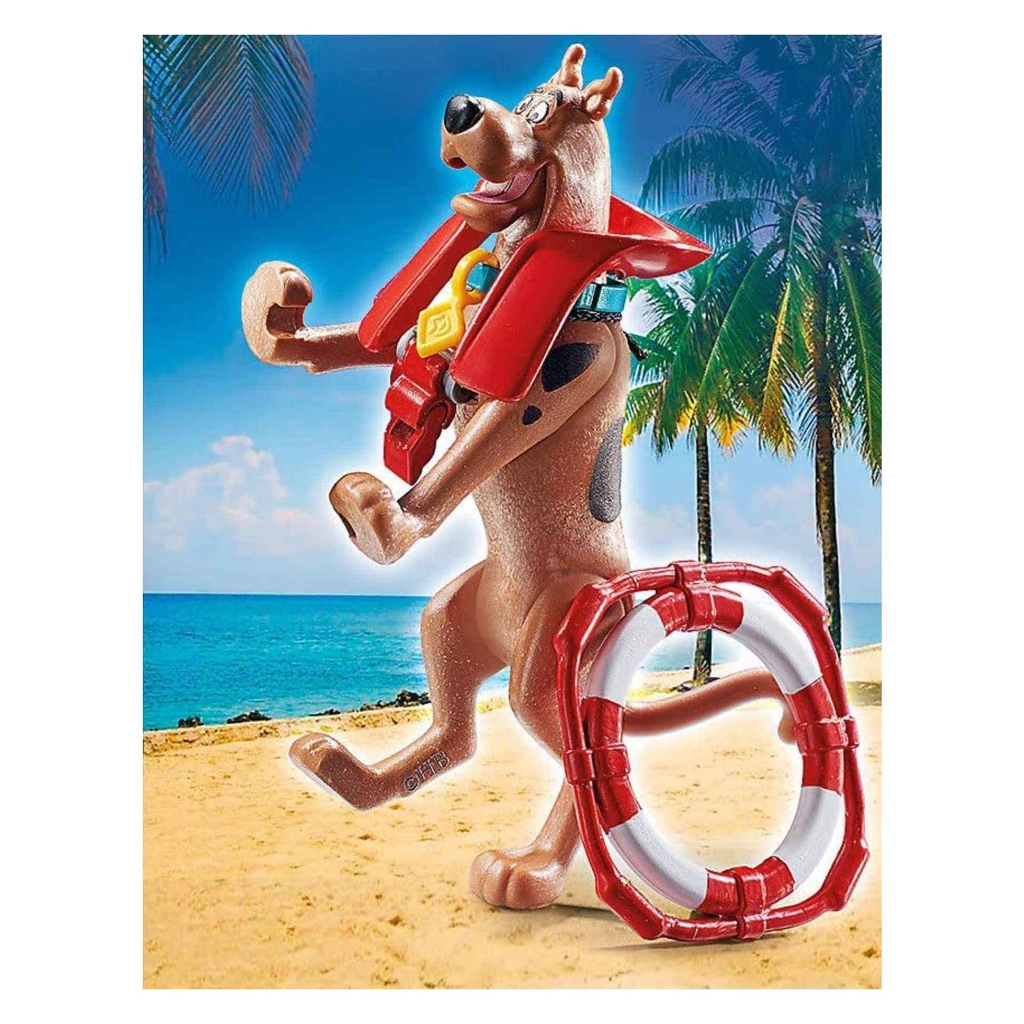 Playmobil Scooby-Doo! Collectible Lifeguard Figure – Beach Rescue Playset for Ages 5–12