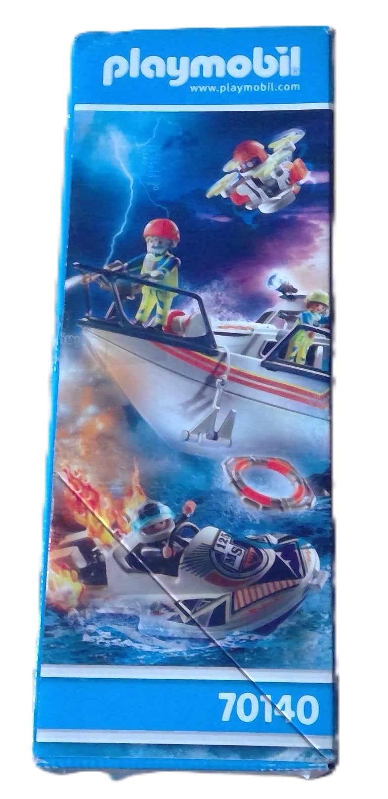 Playmobil Fire Rescue with Personal Watercraft – Sea Rescue Set (4 Figures)