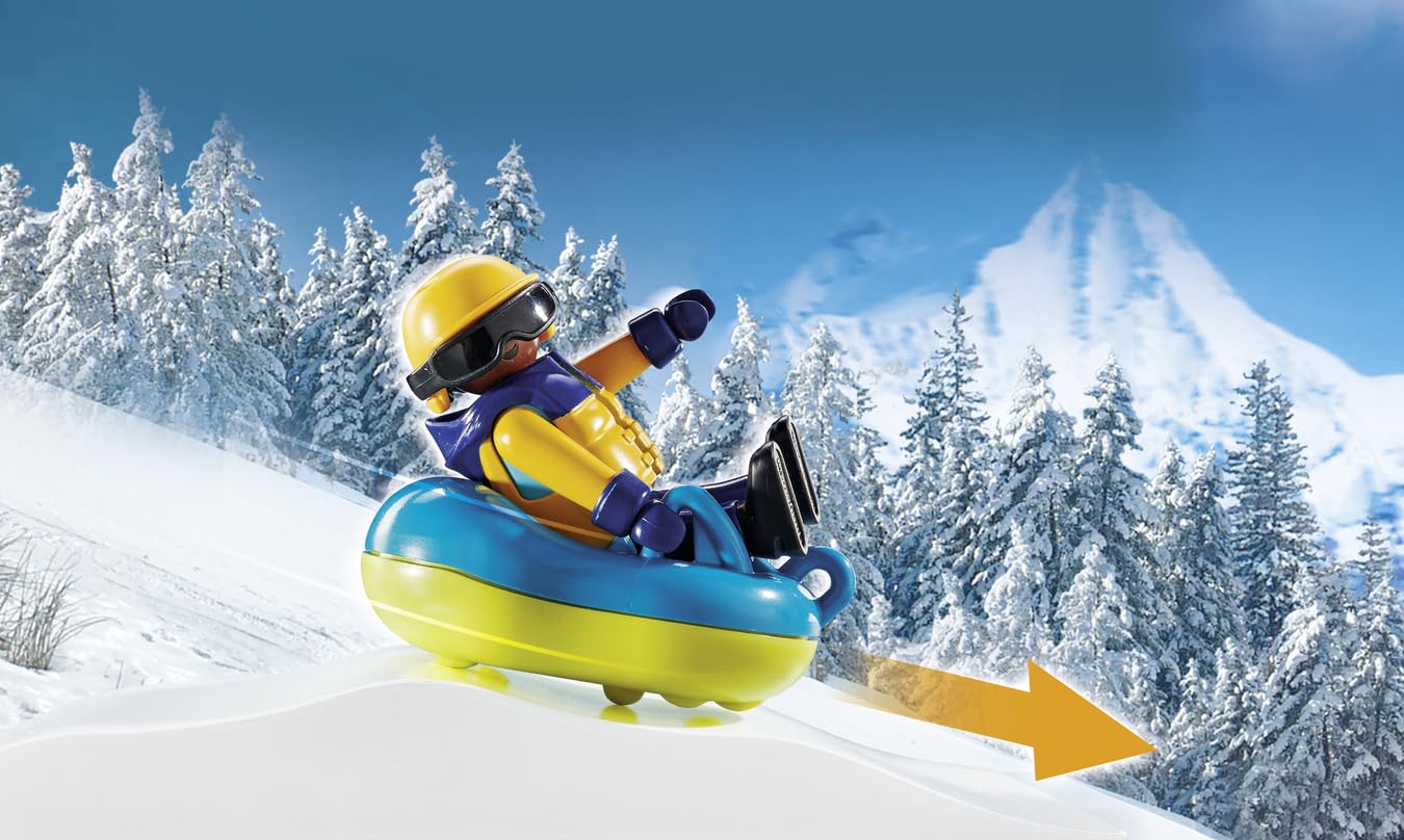 Playmobil Ski World: Winter Ski Set for Kids 4-10 | Snow Fun & Snack Stand