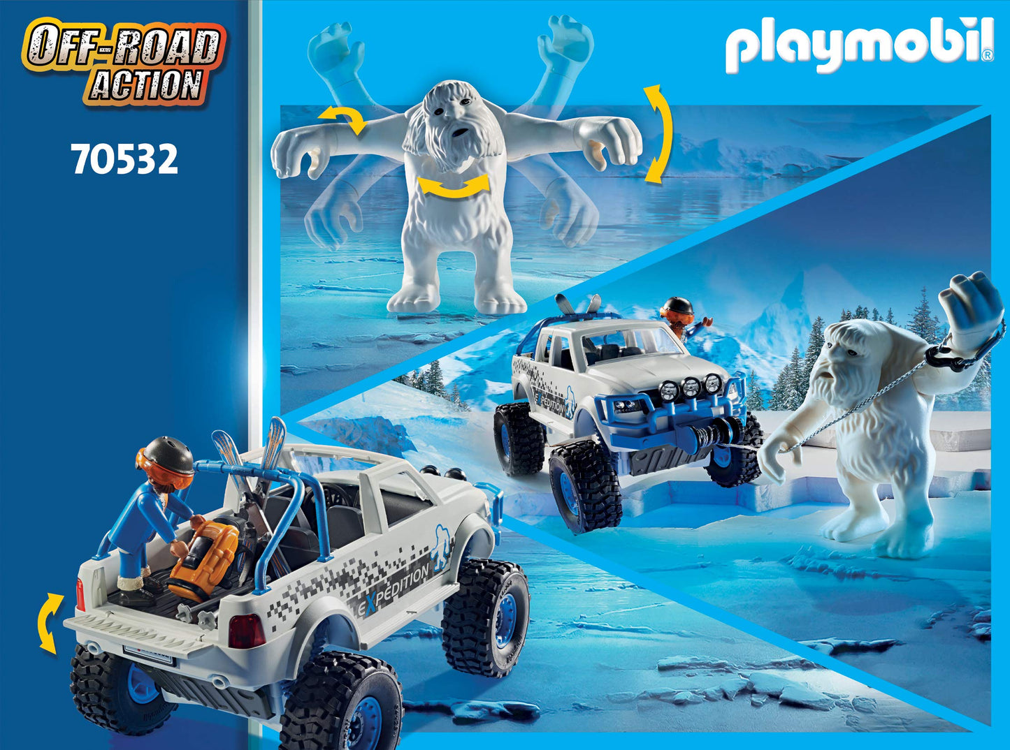 Playmobil Snow Beast Expedition – Off-Road Vehicle & Yeti Playset