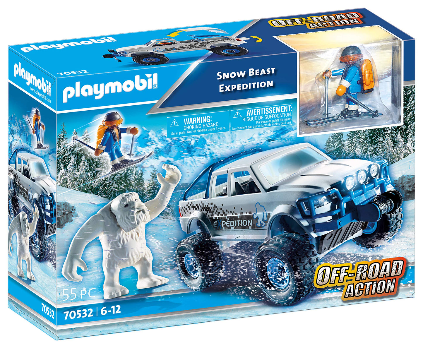 Playmobil Snow Beast Expedition – Off-Road Vehicle & Yeti Playset