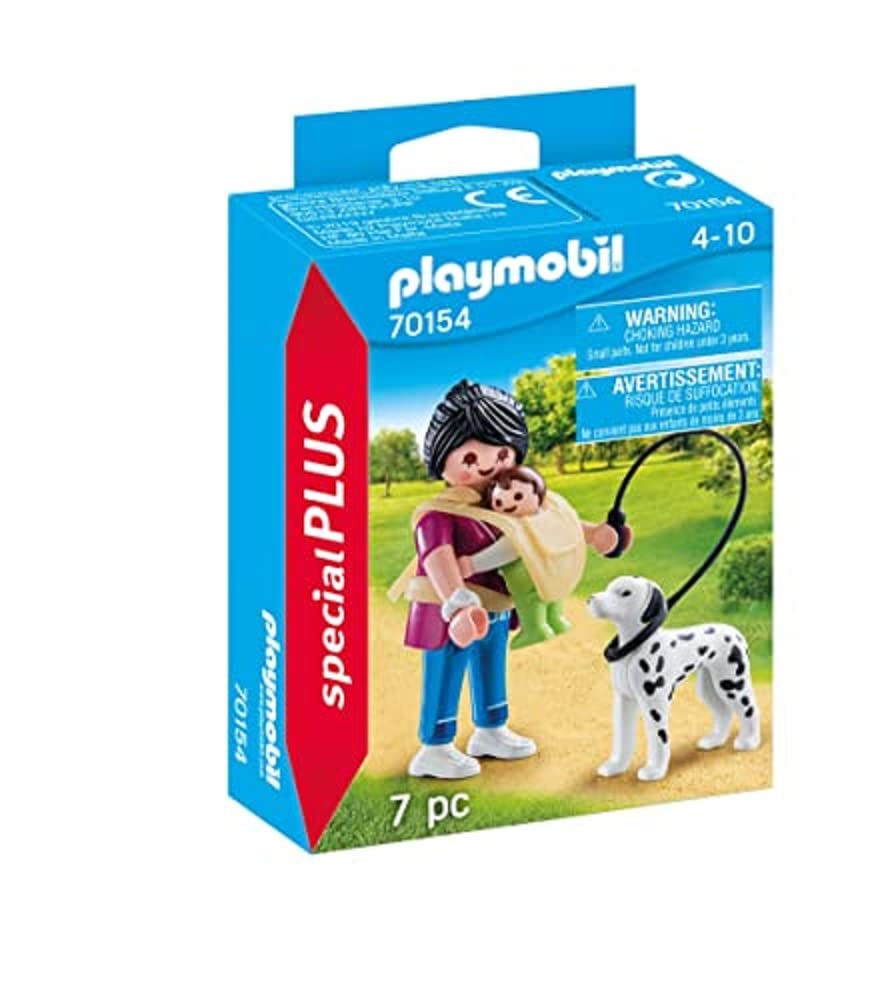Playmobil Special Plus Mother with Baby and Dog – Imaginative Playset for Kids 4+