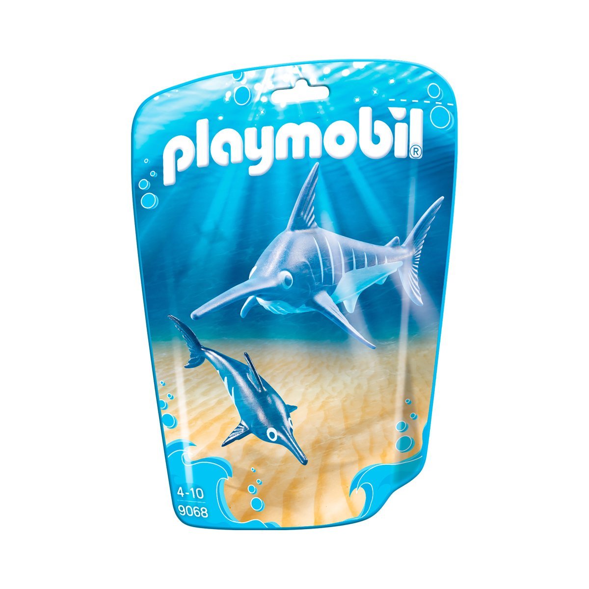 Playmobil Swordfish with Baby Building Set – Ocean Play for Kids 4-10