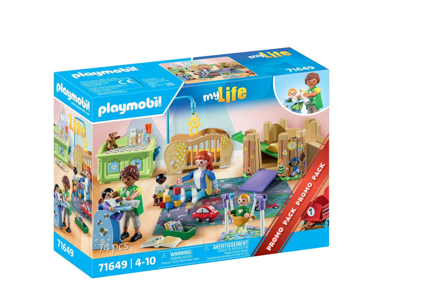 Playmobil Toddler Group – Imaginative Playset with Seesaw, Blocks, Crib & Stroller